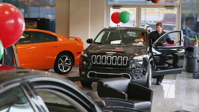 A photo of Chrysler Dodge Jeep Ram showroom from 2013