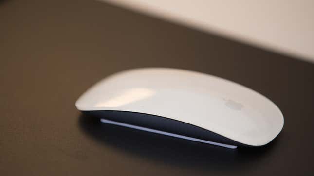Side view of Magic Mouse. 