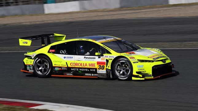 2019 APR Racing Toyota GR Sport Prius GT300 seen on track.