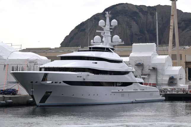 Image for article titled These Are The Seized Yachts Of Russian Oligarchs