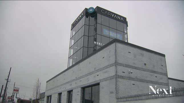 Denver's Carvana car vending machine