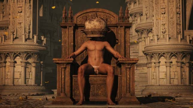 Let me alone sit on the throne.