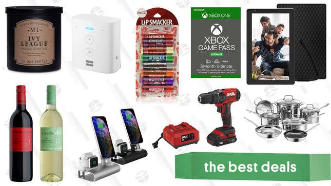 Image for article titled Friday&#39;s Best Deals: Amazon Echo Flex, Lipsmaker Chapstick, Cuisinart Cookware Set, Xbox Game Pass Ultimate, Pedroncelli Wine, and More