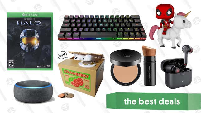 Image for article titled Monday&#39;s Best Deals: Amazon Echo Dot Bundle, Halo: The Master Chief Collection, Funko Pop Subscription Boxes, bareMinerals Sitewide Sale, and More