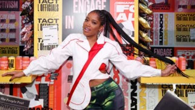 Mindless National Guardsmen Cower Before Almighty Keke Palmer