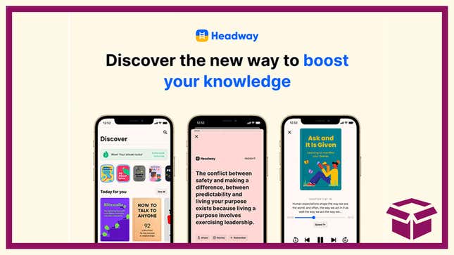 Read all the nonfiction book summaries your heart desires with a Headway Premium lifetime subscription