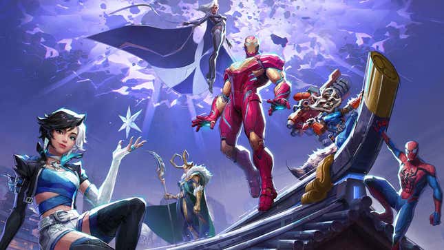 An image shows heroes from Marvel Rivals. 