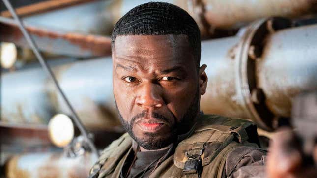 50 Cent's character in Expendables.