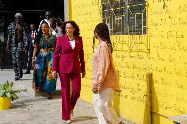 Image for article titled Here Are More Best Moments From VP Kamala Harris&#39; Africa Tour