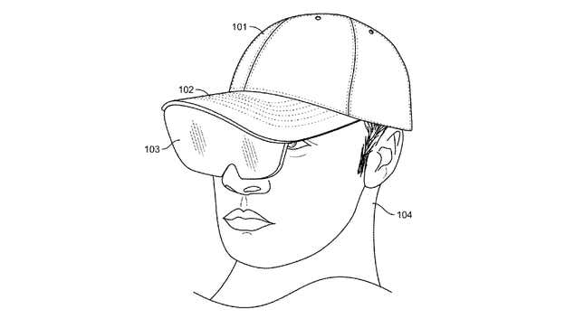 An illustration for Facebook's AR baseball hat. 