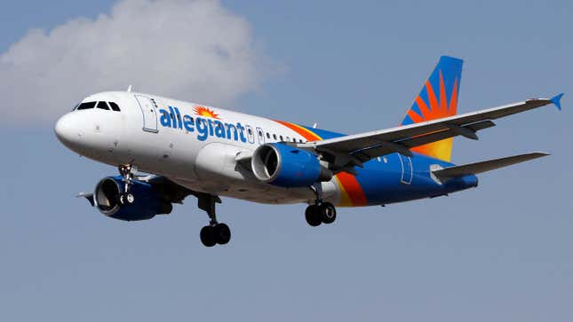 An Allegiant Air plane