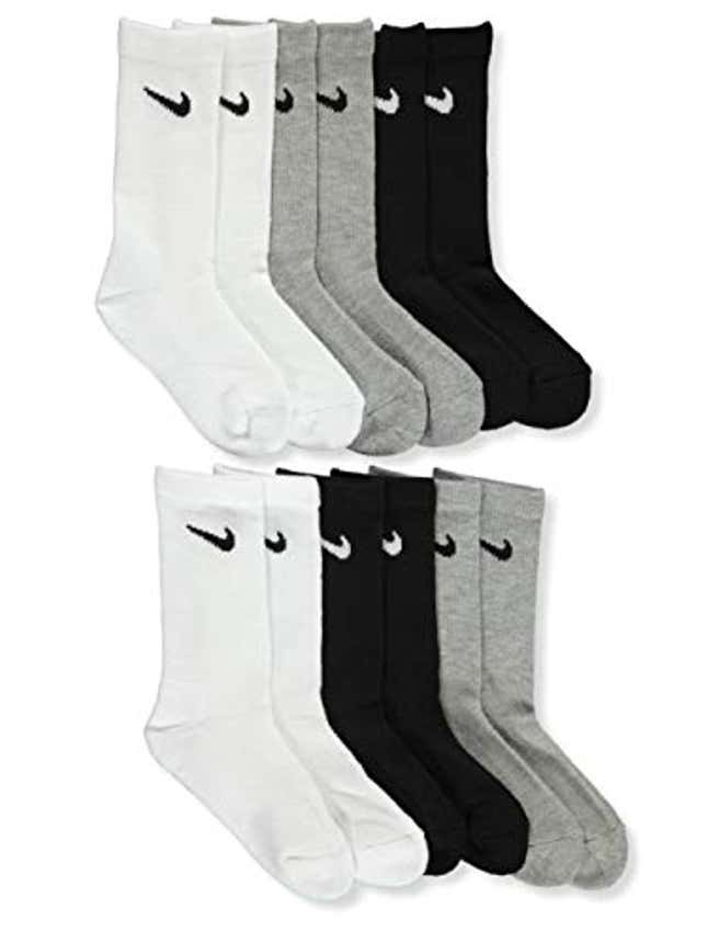 Image for article titled Nike Unisex Kids 6-Pack Crew Socks, Now 17% Off