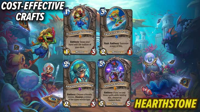 4 Cost-Effective Cards To Craft For <i>Hearthstone</i>'s Sunken City Set