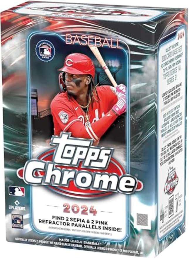 2024 Topps Chrome Baseball Factory Sealed Value Box, Now 12% Off