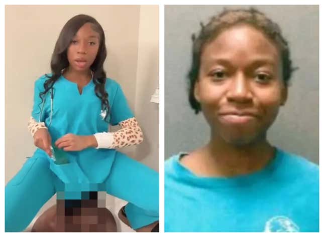 Image for article titled Georgia Nurse Who Posted Viral Videos of Her Twerking on Disabled Patients&#39; Heads Messed Around and Found Out