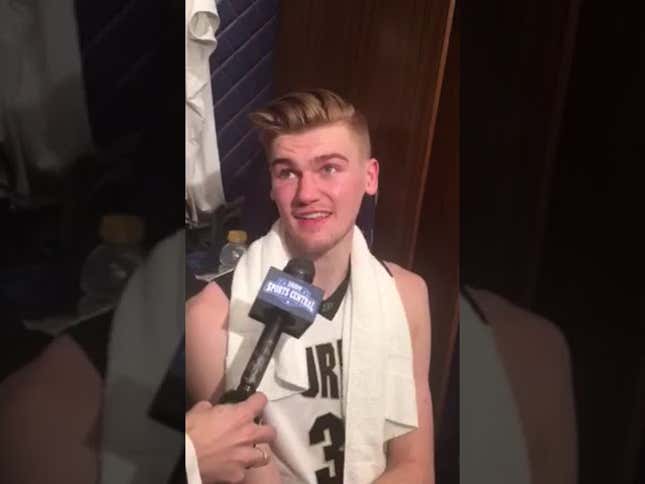 Isaac Haas's Baackup Maatt Haarms Is The Good Haair Maan