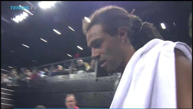A Tearful Dustin Brown Retires From Match After Back Injury