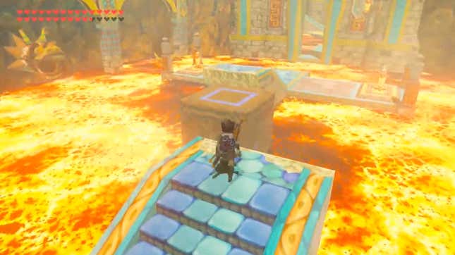 Image for article titled Modder Recreates Skyward Sword Dungeon In Breath Of The Wild