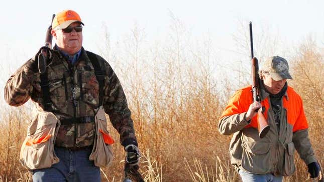 Image for article titled Nation’s Cuckolded Husbands Gear Up For First Day Of Hunting Season With Wives’ Lovers
