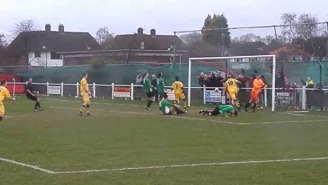 Keeper Gets Way Too Mad About Giving Up Goal