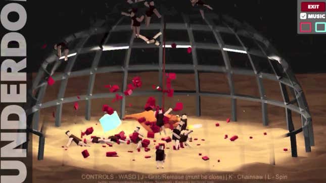 <i>Thunderdome</i> Is A Game Where You Play As A Flying Chainsaw Bear