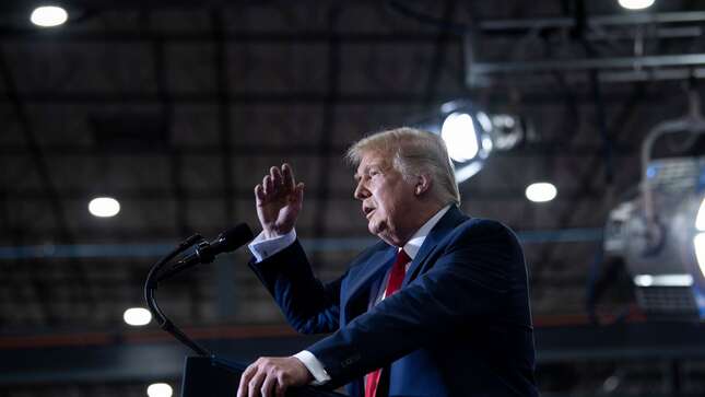 Trump Held a Big Rally Inside in a State Where You're Not Allowed to Hold a Big Rally Inside