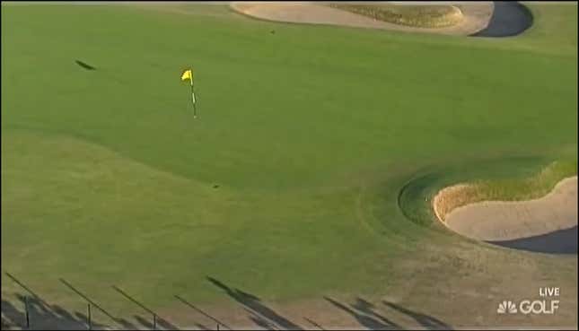 Ian Poulter Escapes Multiple Hazards With Luckiest Shot You'll Ever See