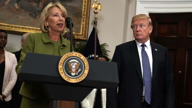 Image for article titled Trump to America's Schoolchildren: Haha, You're Gonna Get Sick!