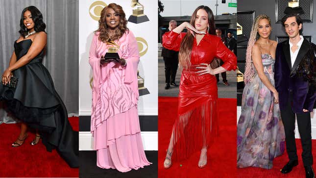 Image for article titled Drowning in Ruffles and Sequins On the 62nd Grammys Red Carpet