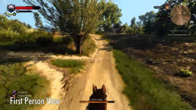 Mod Adds First-Person To<i> The Witcher 3</i>, But Only On Horseback