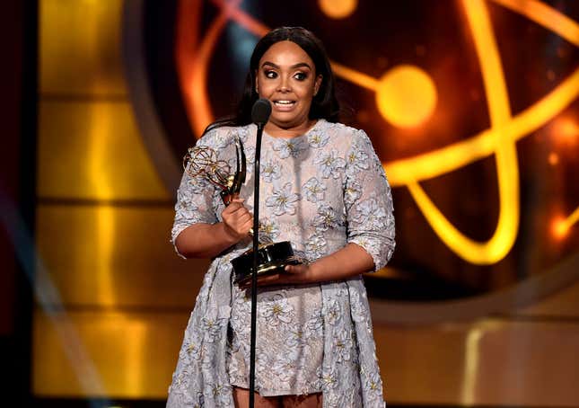 Vanessa Baden Kelly accepts the award for Outstanding Lead Actress in a Digital Daytime Drama onstage during the 46th annual Daytime Creative Arts Emmy Awards at Pasadena Civic Center on May 03, 2019 in Pasadena, California.