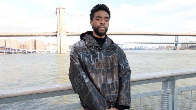 Chadwick Boseman poses for a photo at The Fulton on November 19, 2019, in New York City. 