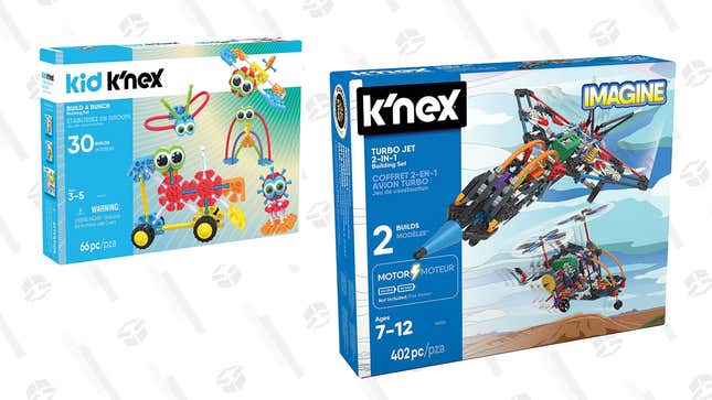 K’Nex 402-Piece Buiilding Set | $23 | Amazon
K’Nex 66-Piece Building Set | $16 | Amazon