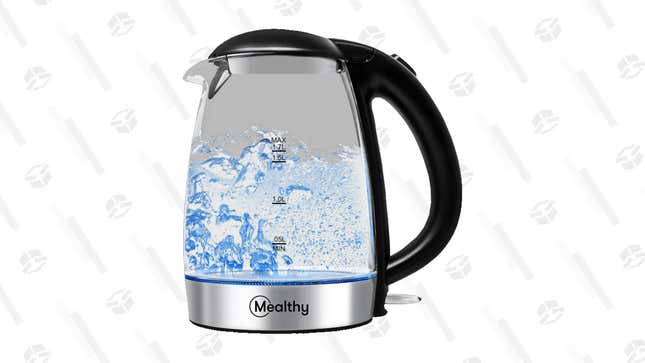 Mealthy 1.7L Electric Glass and Stainless Steel Kettle | $19 | SideDeal