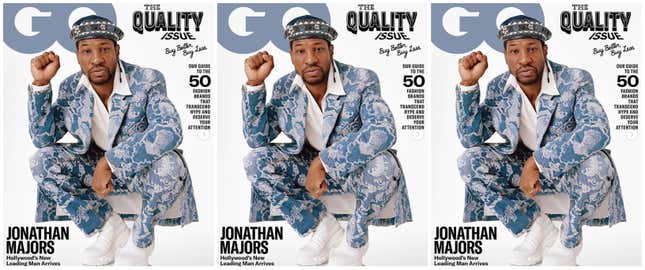 Image for article titled Well, This Is Major: Jonathan Majors Covers October&#39;s GQ