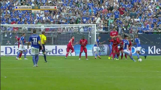 Johannes Geis Hammers Home Long-Range Free Kick <i>Golazo</i>