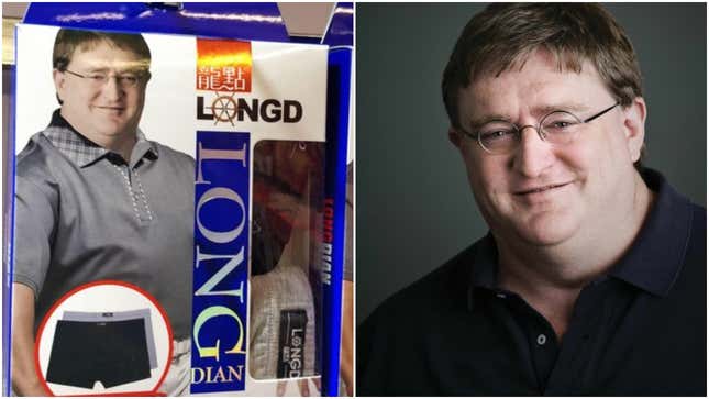 Image for article titled Gabe Newell&#39;s Likeness Is Still Selling Underwear In China