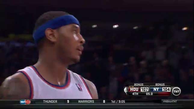 Officials Correctly Wave Off Melo's Game-Tying Three; Knicks Lose