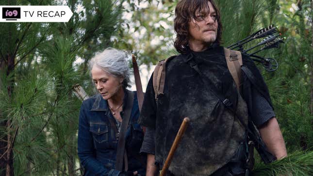 Carol (Melissa McBride) and Daryl (Norman Reedus) aren’t seeing eye-to-eye.