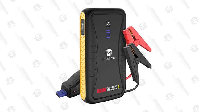 MOOCK 800A Jump Starter | $40 | Amazon | Promo code FJMYCO3D
