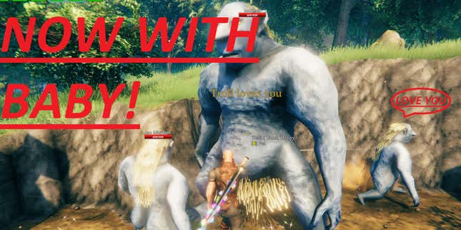 Image for article titled Valheim Mod Lets You Tame Any Creature, Including Trolls