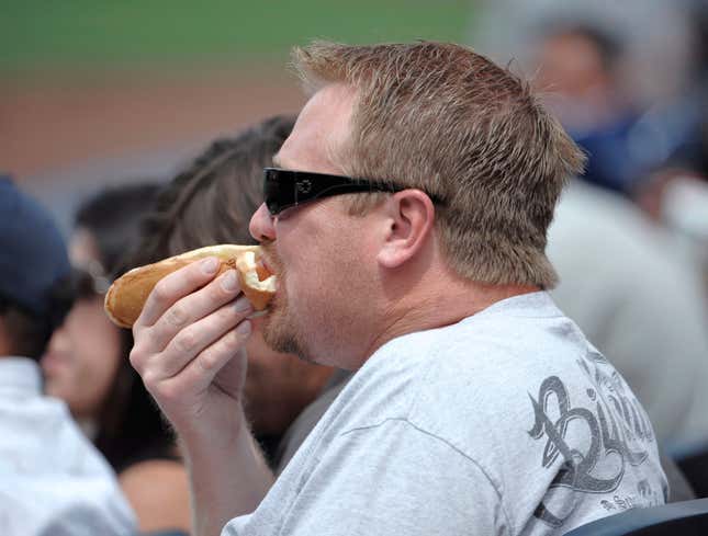 Image for article titled Baseball Fan Reports For Spring Training Overweight