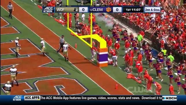 Mike Williams Carted Off With Neck Injury After Crashing Into Goal Post