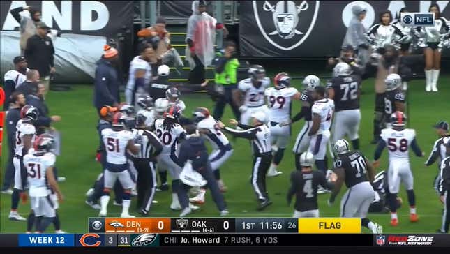 Michael Crabtree And Aqib Talib Sparked A Raiders-Broncos Fight