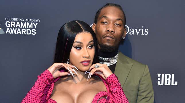 Cardi B and Offset attend the Pre-GRAMMY Gala and GRAMMY Salute to Industry Icons Honoring Sean “Diddy” Combs on January 25, 2020.