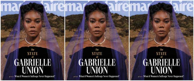 Image for article titled &#39;I Refuse to Be Complicit in My Silence&#39;: Gabrielle Union Brings It On in Marie Claire&#39;s October Digital Issue