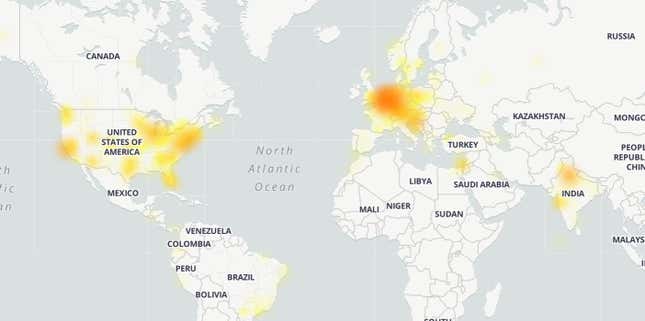 With Cloudflare down, dozens of popular websites and services went with it. 