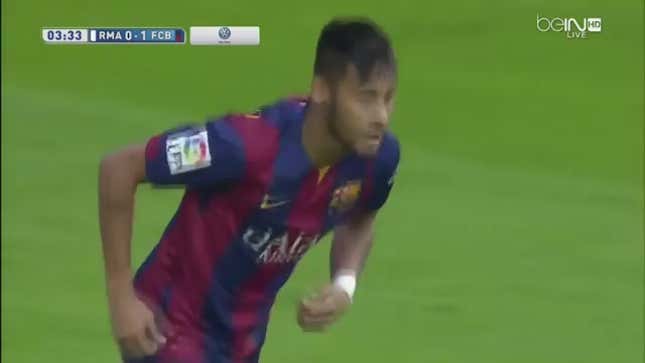 Neymar Scores Just Three Minutes Into <em>El Clásico</em>