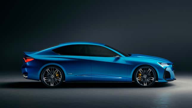 Image for article titled The Acura Type S Concept Is The Cab-Back FWD Sedan We Need