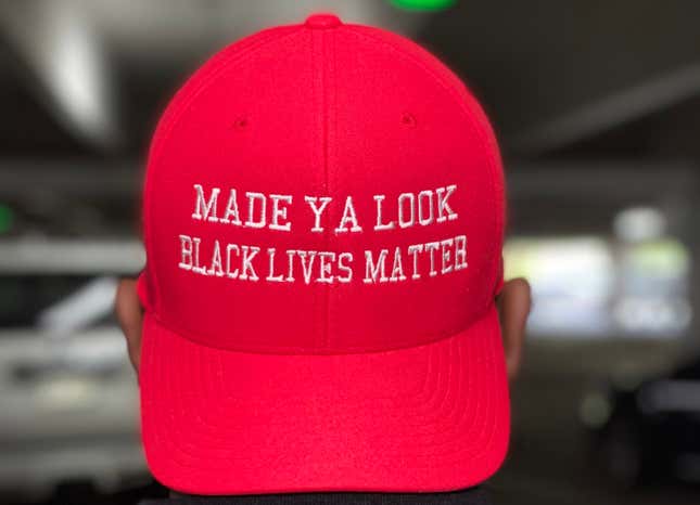 Image for article titled Abolish MAGA Parody Hats